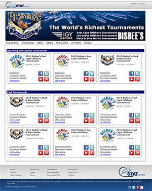 Catchstat.com fishing tournament live scoring software solutions for saltwater and freshwater fishing tournaments.